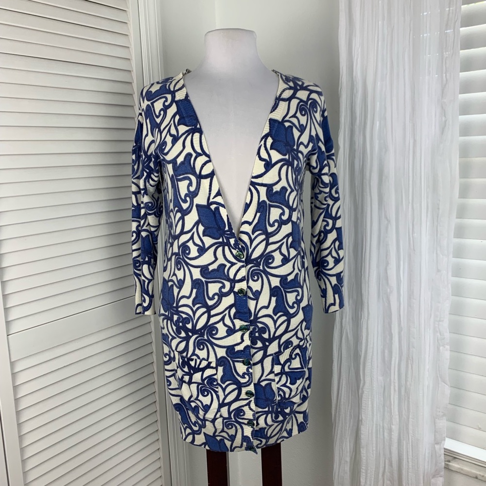 Anthropologie Moth Long Cardigan